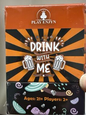 Play Enjyn Drink With Me Party Game - Orange